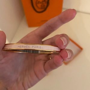 Hermès enamel bracelet
